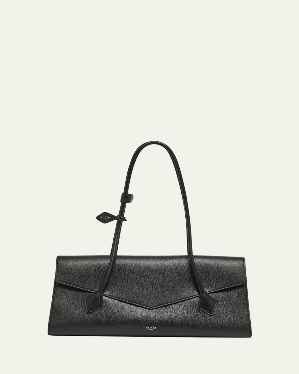 Le Teckel Shoulder Bag in Grained Leather